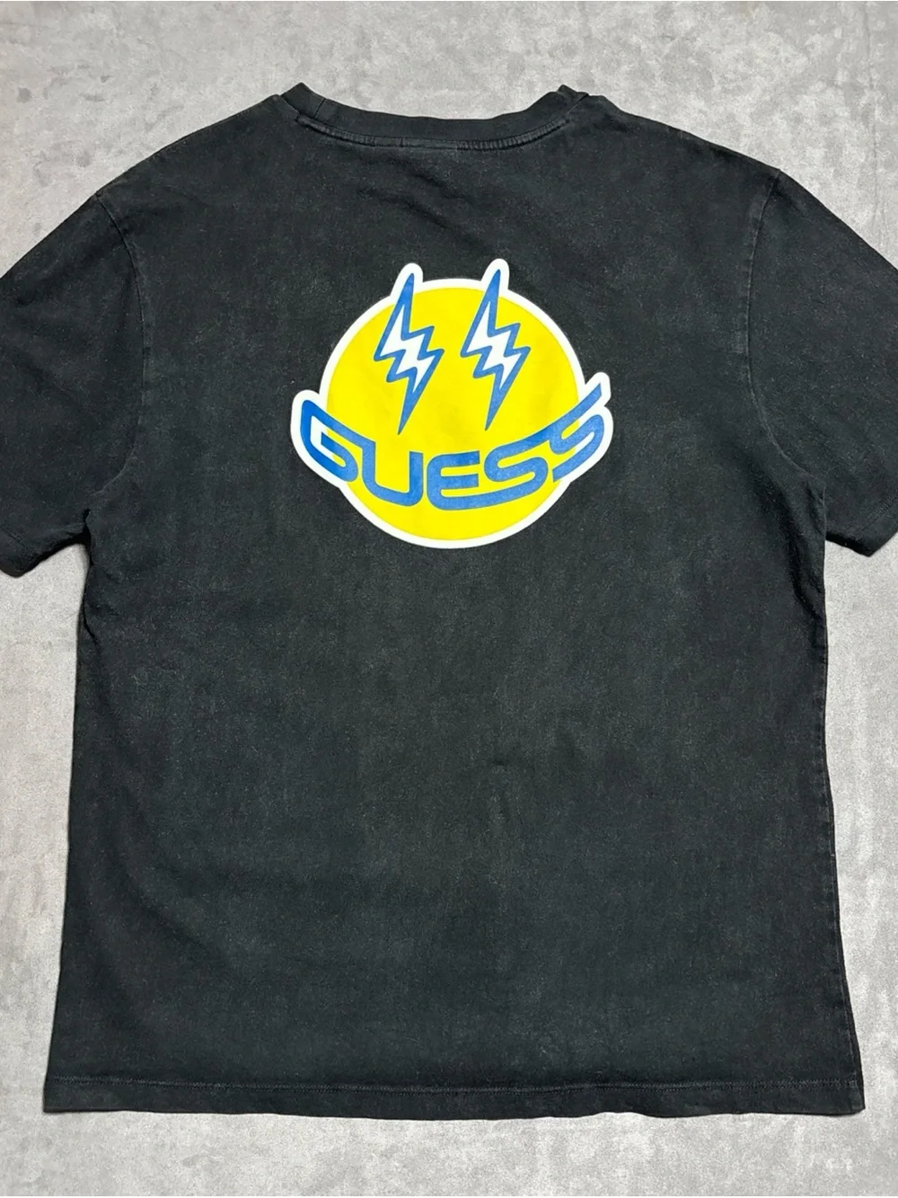 J Balvin x Guess Shirt Mens Medium Vintage Black 2020 Colores StreetWear - Picture 9 of 13